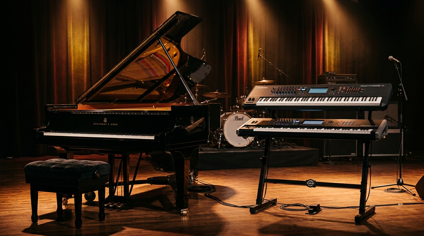 Stage Keyboards and Grand Pianos