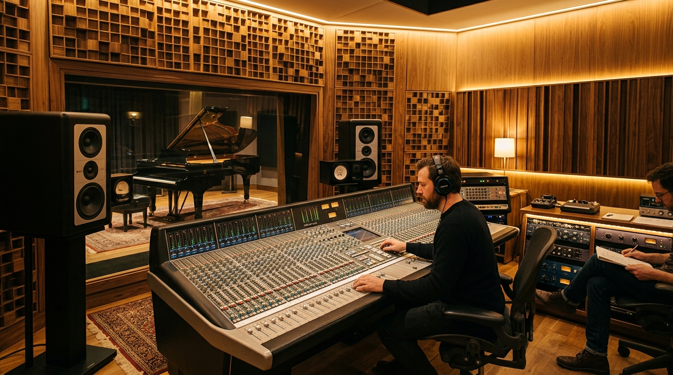 Ovation Music Recording Studio Control Room